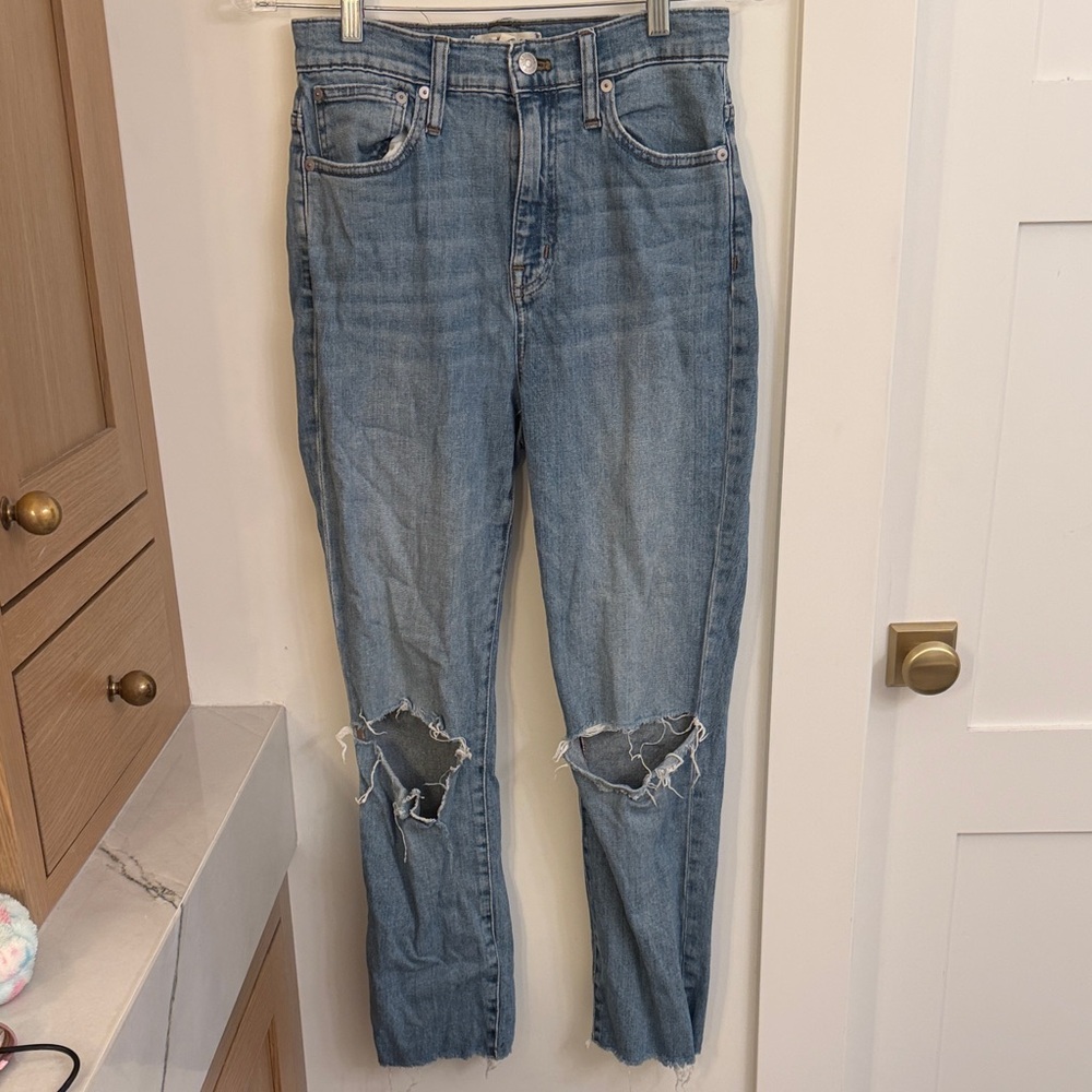 Madewell High Rise Slim Crop Boyjean Jeans